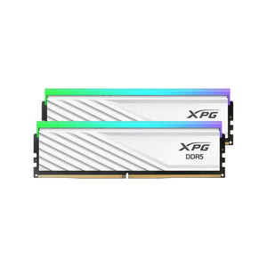 ADATA XPG LANCER RGB DDR5-6000 32GB(2X16GB) W/ HEATSINK MEMORY MODULE KIT -WHITE
