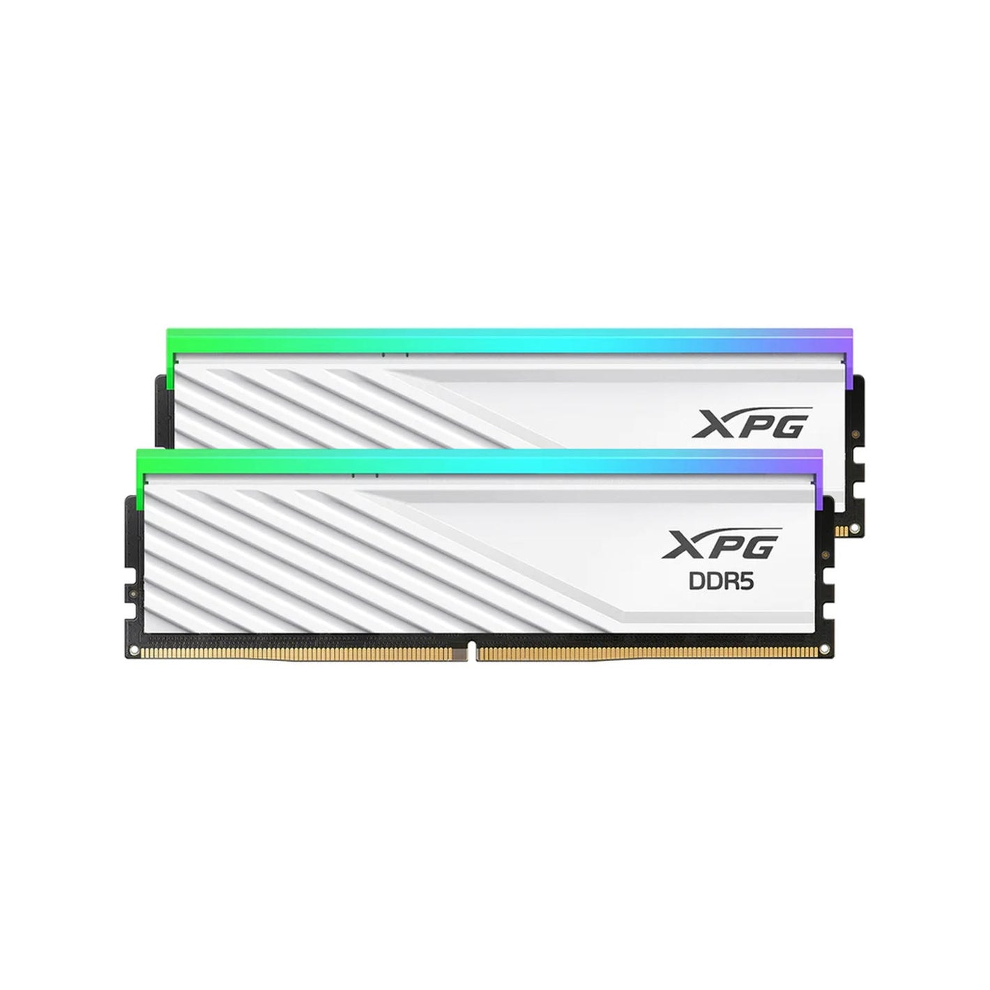 ADATA XPG LANCER RGB DDR5-6000 32GB(2X16GB) W/ HEATSINK MEMORY MODULE KIT -WHITE