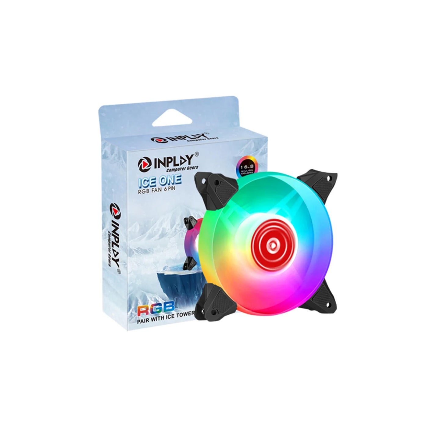 ARGB FAN KIT INPLAY Ice One X1 6Pin Single Fan
