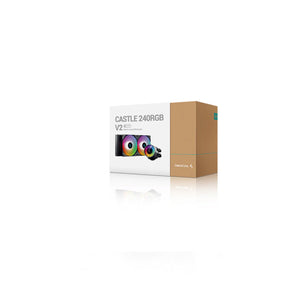 Deepcool Castle 240RGB V2 AIO Anti-Leak Tech Liquid CPU Cooler (DP-GS-H12AR-CSL240V2)