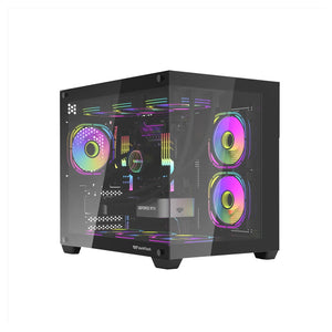CASING darkFlash C285MP V2 Tempered Glass (Black) mATX