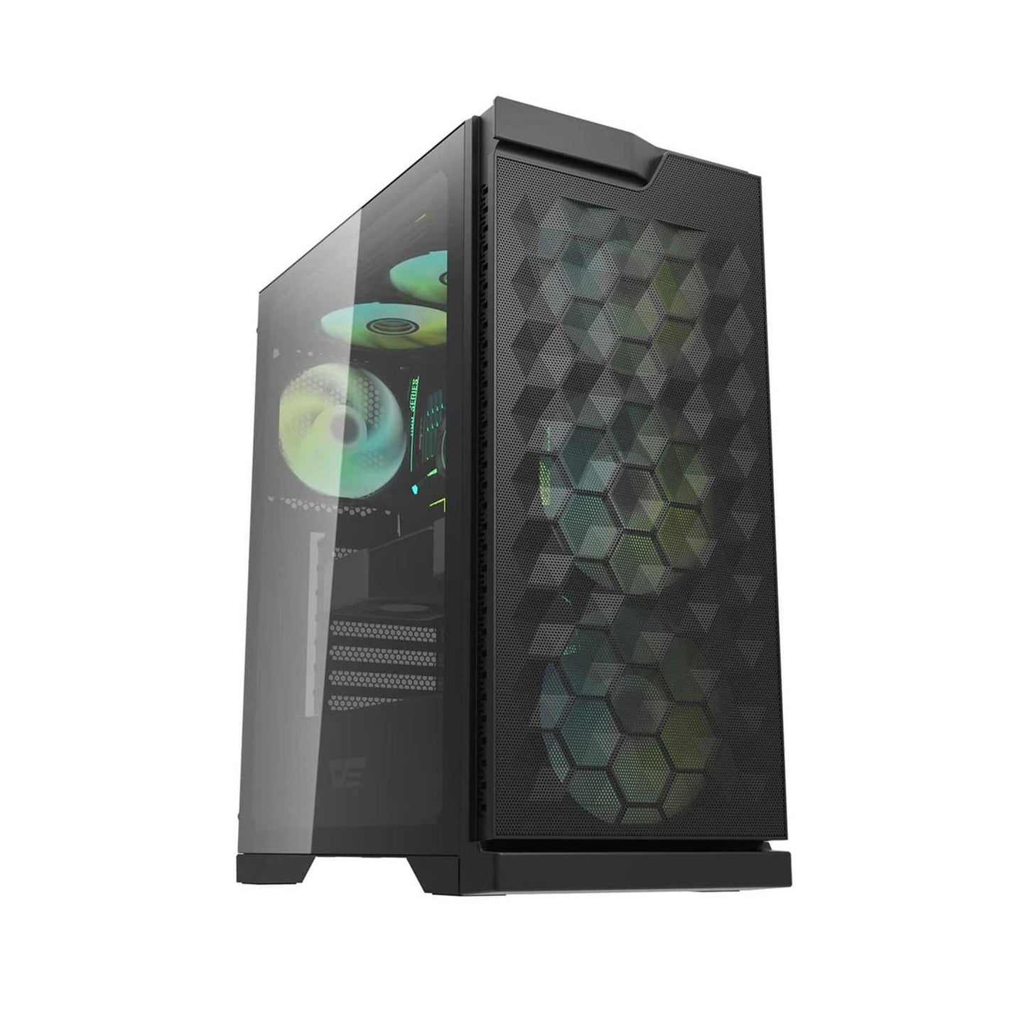 CASING darkFlash DK361 (BLACK WITH 4PCS ARGB FANS) ATX