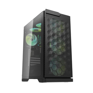 CASING darkFlash DK361 (BLACK WITH 4PCS ARGB FANS) ATX