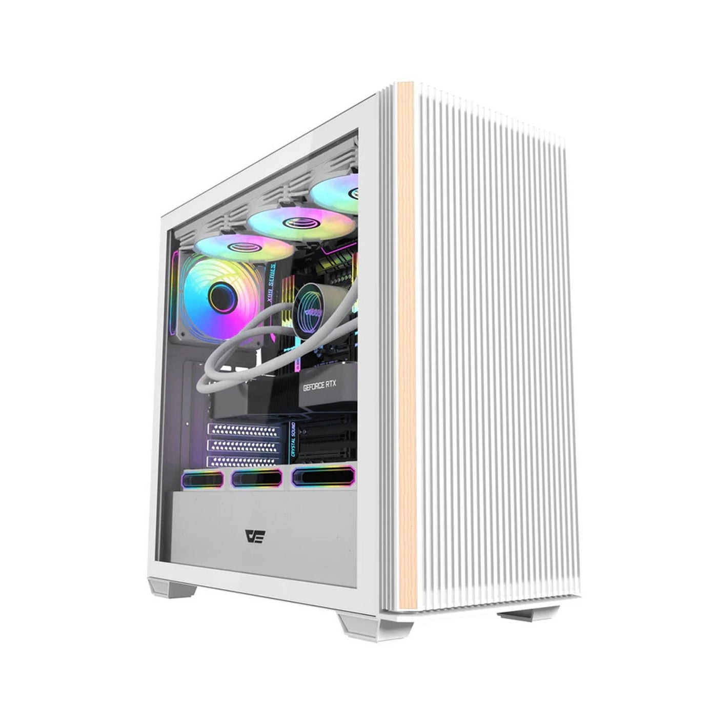 CASING darkFlash DS900WS Tempered Glass (White) ATX