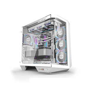 CASING darkFlash DY470 Tempered Glass (White) ATX