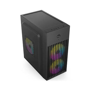 CASING INPLAY Lite Series Lite X220 Black Plastic Front (Case only + 2 RGB Fans)
