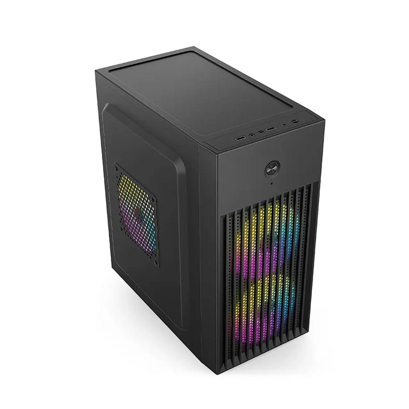 CASING INPLAY Lite Series Lite X220 Black Plastic Front (Case only + 2 RGB Fans)