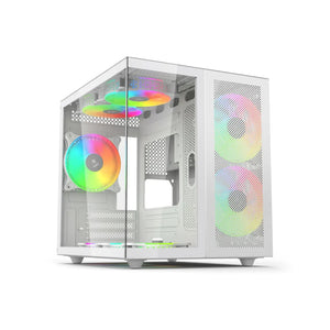 CASING INPLAY Seaview Series Seaview Pavillion With 3ARGB Fans, Dual Glass | White