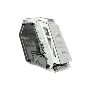 CASING Keytech Cyborg WHITE Tempered Side Open-Air mATX with Fans