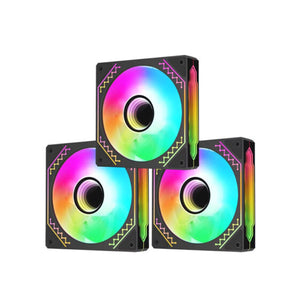 COOLER FAN Coolman CM-03 3in1 ARGB Fan Black
