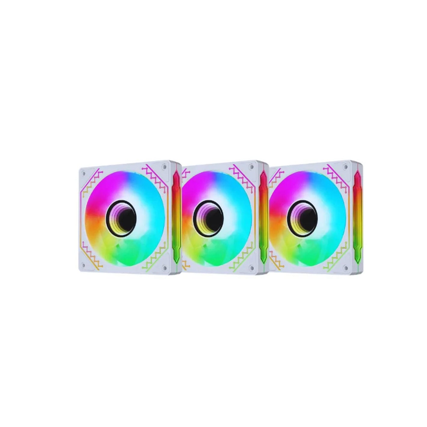 COOLER FAN Coolman CM-03 3in1 ARGB Fan White