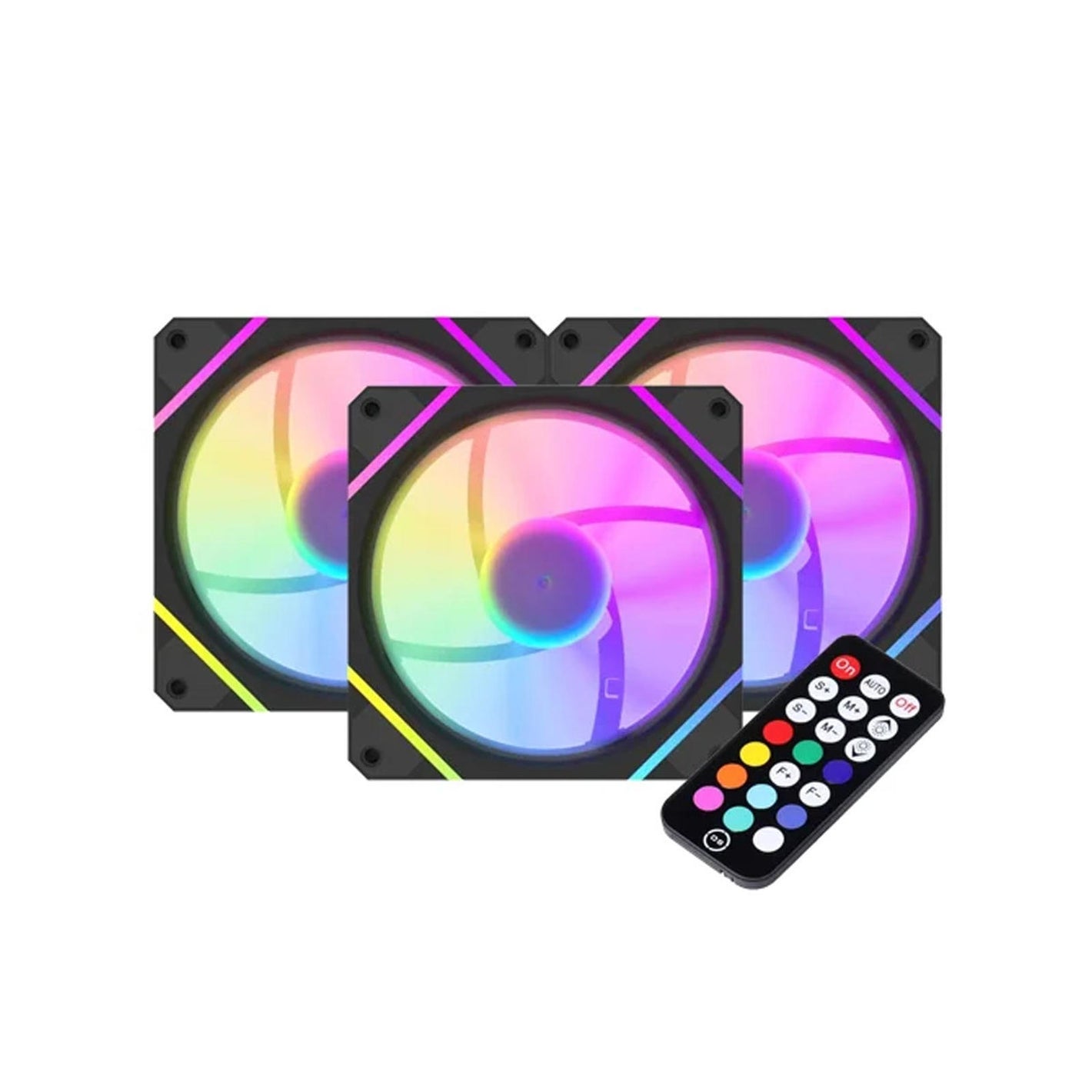 COOLER FAN darkFlash DF (DM12 F) 3IN1 FAN (BLACK) 120mm