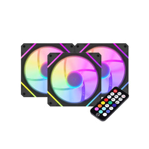 COOLER FAN darkFlash DF (DM12 F) 3IN1 FAN (BLACK) 120mm