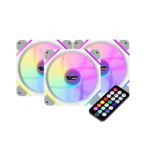 COOLER FAN darkFlash DF (DM12 F) 3IN1 FAN (WHITE) 120mm