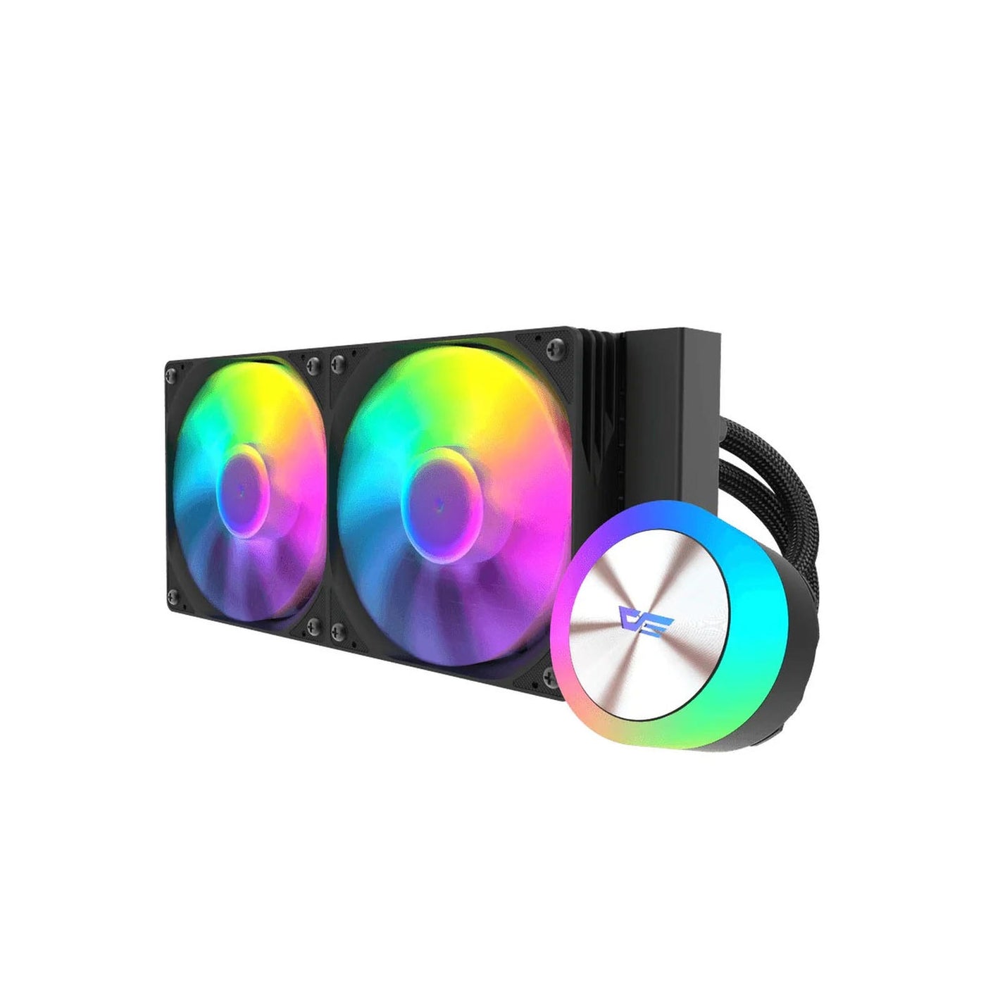 CPU COOLER darkFlash AQUAGLOW DG240 ARGB (BLACK) AIO