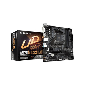 GIGABYTE GA-A520M-DS3H-AC  WiFi HDMI/DVI/DP MOTHERBOARD