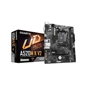 GIGABYTE GA-A520M-K-V2 VGA+HDMI MOTHERBOARD