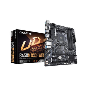 GIGABYTE GA-B450M-DS3H-WIFI  4 DIMM MOTHERBOARD