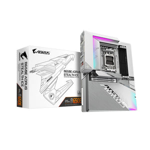 GIGABYTE GA-B650E-A-STEALTH-ICE - WiFi 7 *WHITE* ATX MOTHERBOARD