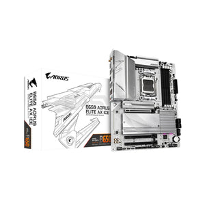 GIGABYTE GA-B650M-A-ELITE-AX-ICE   *WHITE* ATX MOTHERBOARD