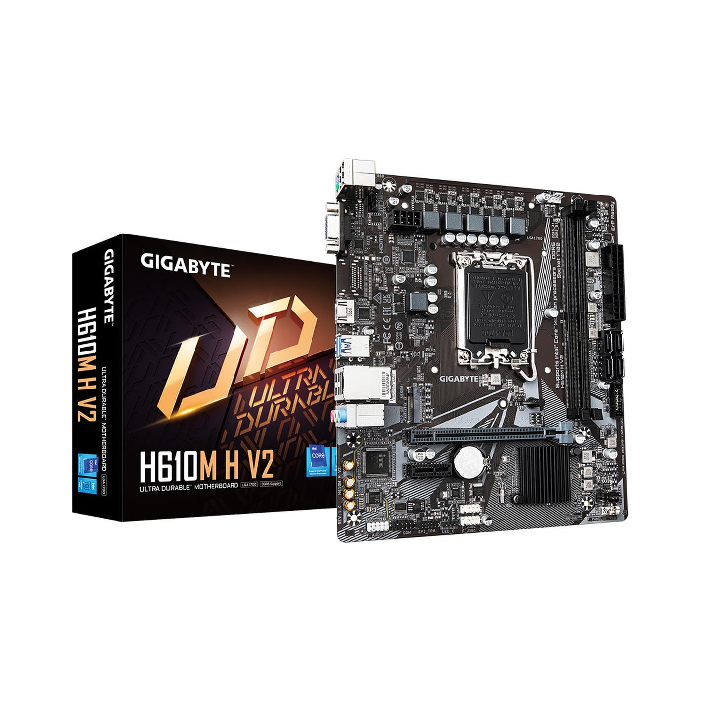 GIGABYTE  GA-H610M-H-V2 DDR5 RAM D-SUB/HDMI