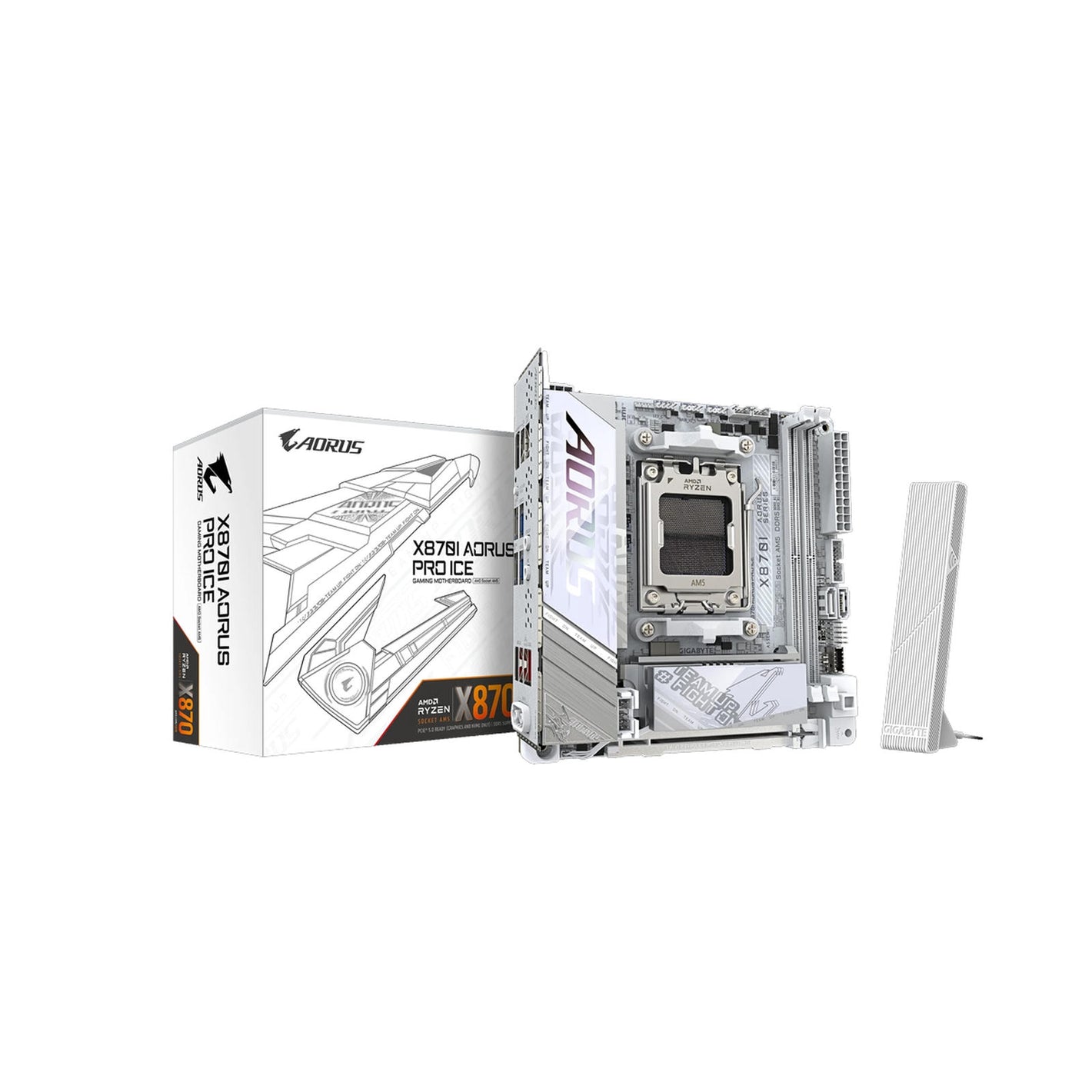 GIGABYTE GA-X870I-AORUS-PRO-ICE MOTHERBOARD