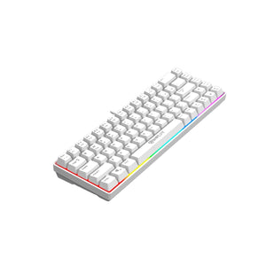 Keyboard Inplay BK680 68Key Gaming Keyboard Membrane White