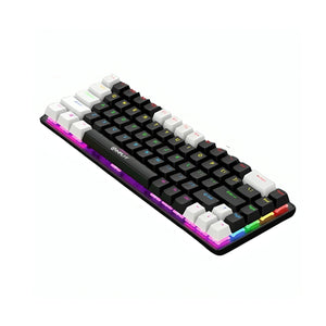Keyboard Inplay NK680 68Key Mechanical Keyboard Red Switch | Hot Swappable Mix Black White