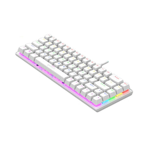 Keyboard Inplay NK680 68Key Mechanical Keyboard Red Switch | Hot Swappable White