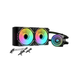 Liquid CPU Cooler Inplay Seaview 240 Black Liquid CPU Cooler