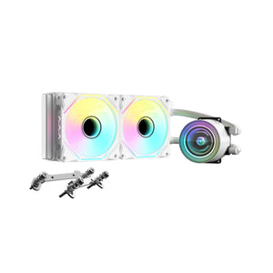 Liquid CPU Cooler Inplay Seaview 240 White Liquid CPU Cooler