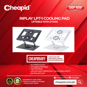 Laptop Accessories Inplay LPT-1 Cooling Pad