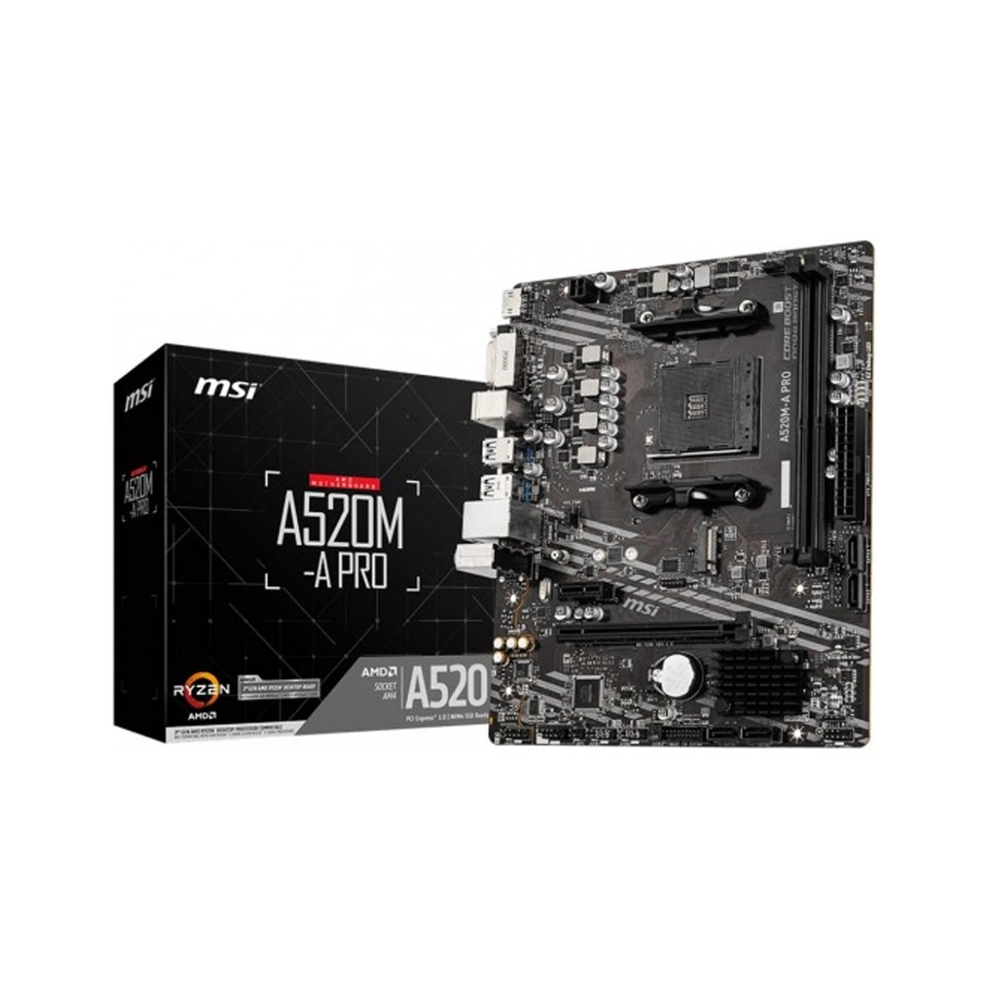 MOTHERBOARD MSI A520M-A PRO MOBO