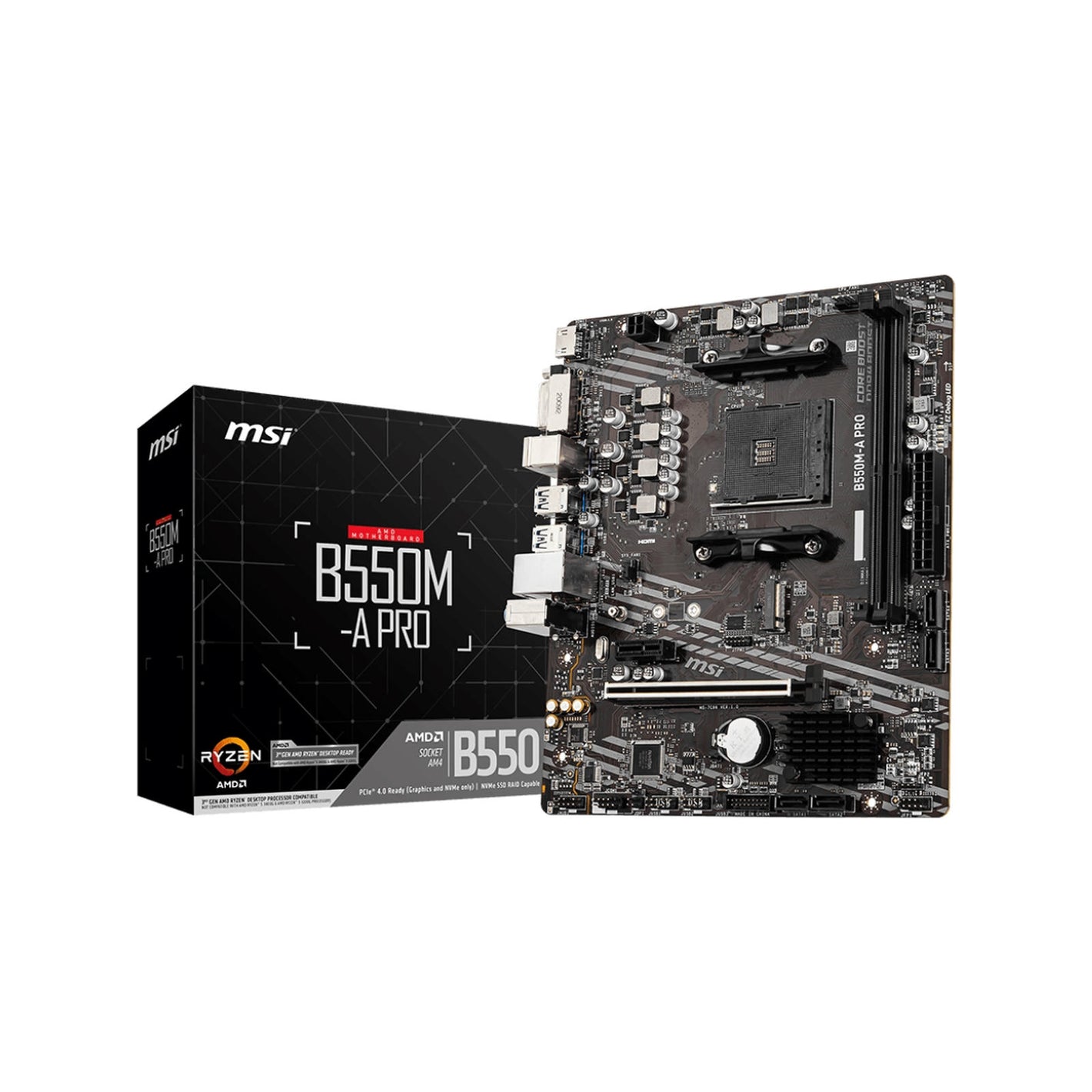 MOTHERBOARD MSI B550M-A PRO MOBO