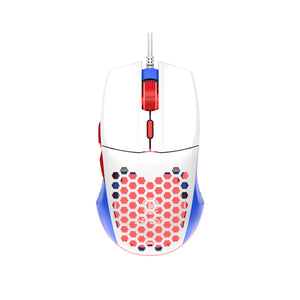 Mouse Inplay M066 Hallow Design ARGB Mouse Mix Blue White