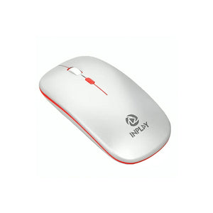 Mouse Inplay MU180 Wireless Bluetooth Rechargeable Mouse White