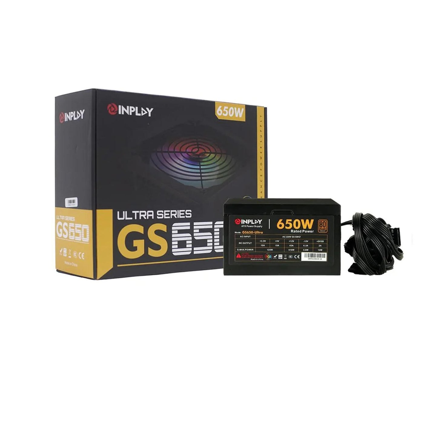 PSU ULTRA SERIES INPLAY GF650-HYPER Black