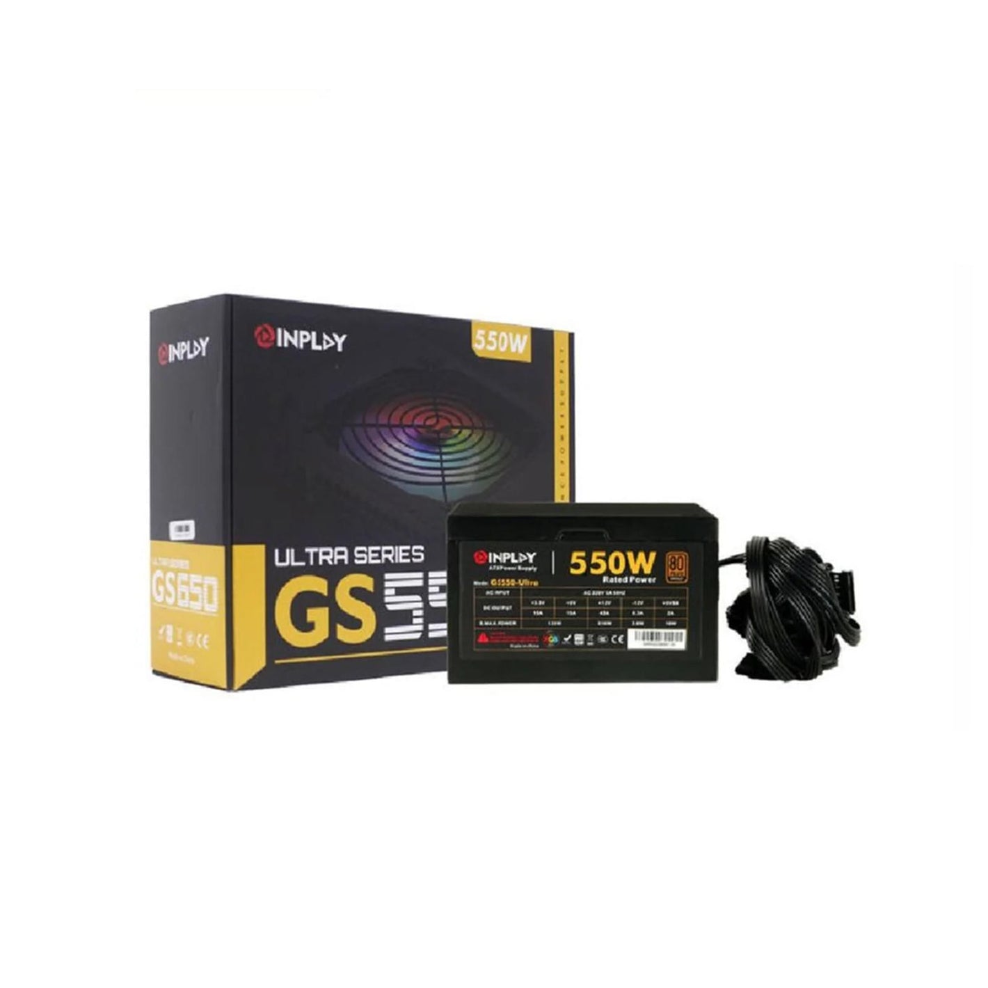 PSU ULTRA SERIES INPLAY GS550-ULTRA Black