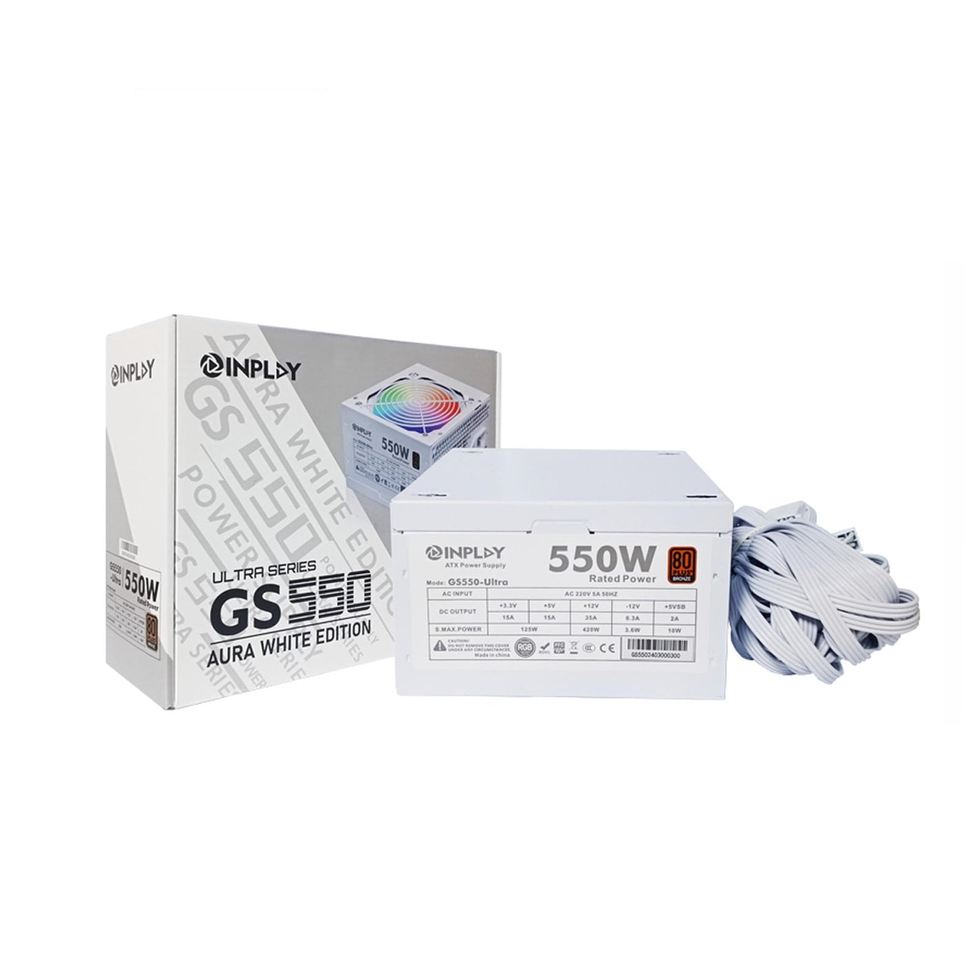 PSU ULTRA SERIES INPLAY GS550-ULTRA White