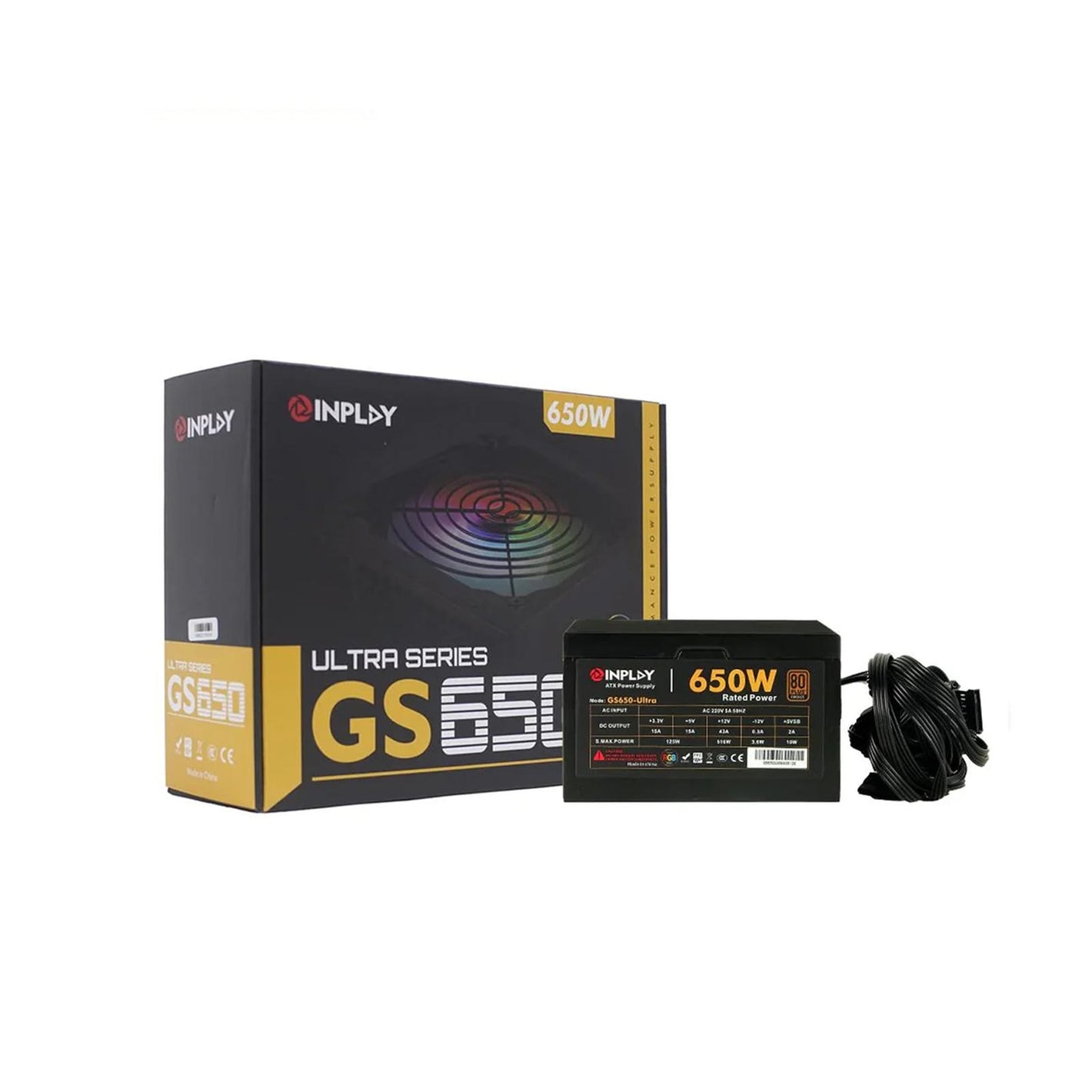 PSU ULTRA SERIES INPLAY GS650-ULTRA Black