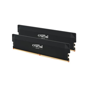 RAM Crucial Pro Overclocking 32GB Kit (16GBx2) DDR5 6400MHz CL38 Black (CP2K16G64C38U5B)