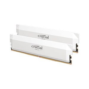 RAM Crucial Pro Overclocking 32GB Kit (16GBx2) DDR5 6400MHz CL38 White (CP2K16G64C38U5W)